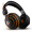 欧凡（OVANN） X7 头戴式专业游戏电脑耳机 舒适大耳罩语音带麦克风话筒 黑橙色