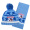 DISNEY 迪士尼帽子围巾 儿童冬季两件套 保暖防寒 围帽两件套 YQDSHY-FS0184D蓝色