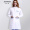 安诺/ANNO 中长款白大褂长袖男女护士服实验服宠物医院工作服 可定制印花绣花 A-22美国白 XL