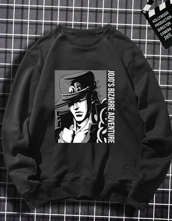 二次元动漫jojo的奇妙冒险卫衣男空条承太郎春秋薄上衣初中高中大学生