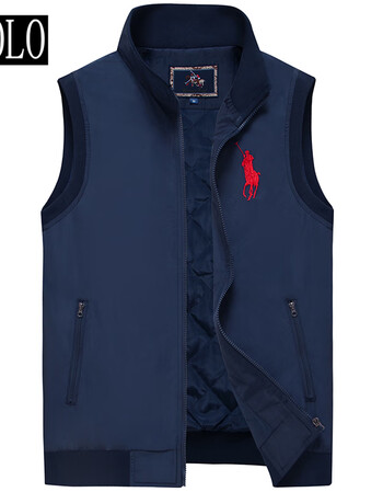 国际品牌保罗polo衫马甲休闲运动男士薄款男式棉春秋冬男背心马夹外套