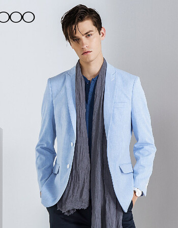 g2000 商务休闲男装花眼西服外套 2018新款微弹力透气男士修身单西装