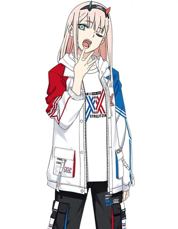 国家队02动漫周边卫衣秋冬国家队02衣服darling动漫周边卫衣二次元