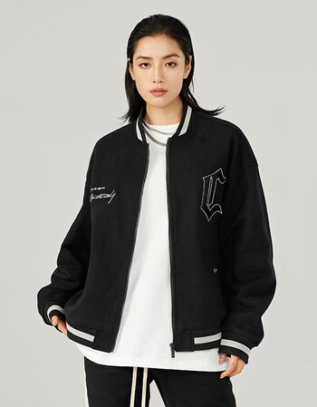 chinism 2022ss c 系列 ch贴布绣logo棒球服男潮牌春秋夹克cj2212j502