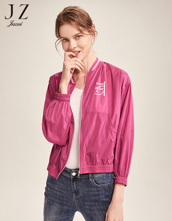 juzui/玖姿官方旗舰店女装2019新款运动休闲棒球服防晒衣夹克外套女