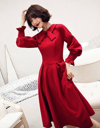 敬酒服新娘夏季红色小个子订婚衣服女回门礼服结婚答谢宴平时可穿 酒