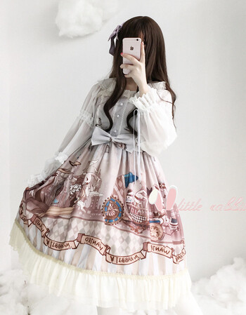 【京东好店】春季洛丽塔甜系连衣裙原创国牌春秋软妹洛丽塔lolita复古