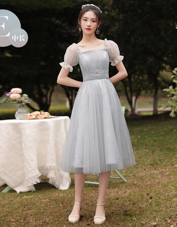 fishbasket伴娘服简约大气2021新款中长款显瘦遮肉伴娘礼服女仙气质