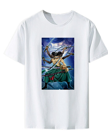 t恤短袖男士给我个面子做我儿子吧路飞女帝青少年情侣衣服 20 索隆