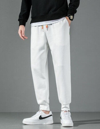 休闲裤 男裤子m-3xl休闲裤 白色 xl