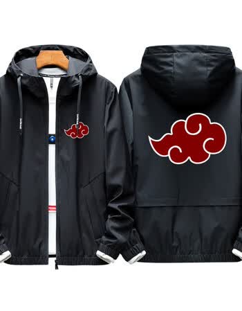 火影忍者衣服晓组织披风衣服鼬披风红云cos服外套祥云二次周边 黑祥云