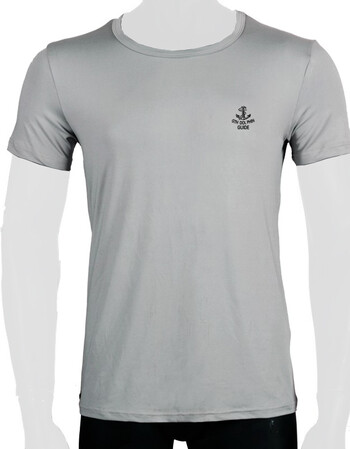 防水防污纳米t恤黑科技纳米防水防污短袖t恤男衣服纯色速干疏水棉涤