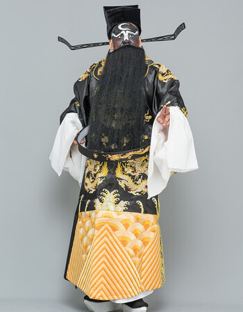 【新品促销】京剧蟒袍 戏曲服装团龙蟒包青天戏服 包拯包公官服丞相黑