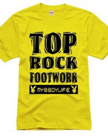 【新品促销】top rock 街舞 bboy breaking hiphop 嘻哈风格 短袖 t恤