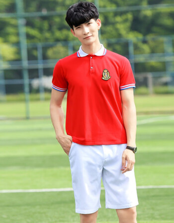 夏季初高中小学生韩版校服英伦学院风套装表演制服衬衫毕业照班服 男