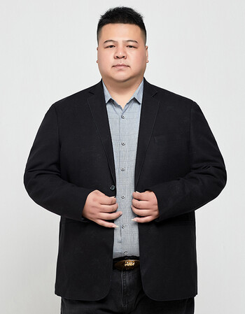 秋季男士特大码西装胖子商务休闲西服加肥加大号男装肥佬单西外套