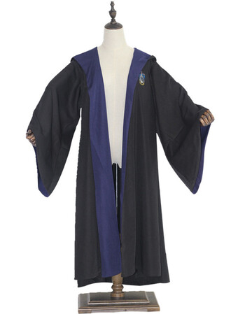 魔法袍格兰芬多校袍斯莱特林披风斗篷cosplay服装周边 拉文克劳校袍 m