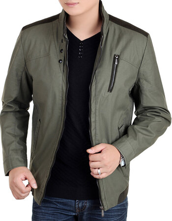 春装男夹克中年男士外套爸爸装春秋薄款休闲30-40岁2018春季新款 033