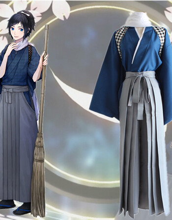 刀剑乱舞 大和守安定cos服 内番服 打扫服 和服 cosplay服装 2019