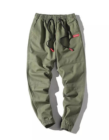 supreme裤子哈伦青年男装a21p官方旗舰店九分运动裤superme休闲裤