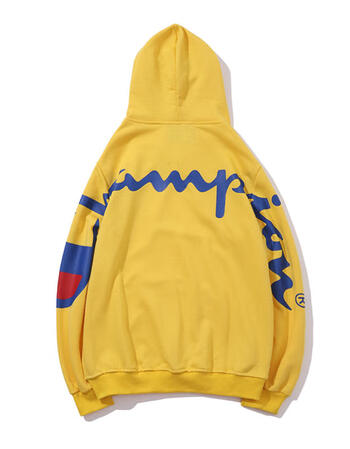 卫衣男情侣装女supreme潮牌旗舰店superme嘻哈运动外套 gc-1846黄色 s