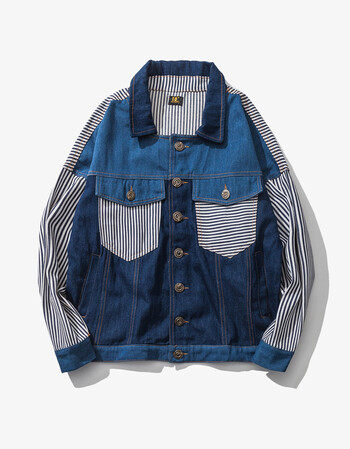 牛仔夹克外套男宽松秋冬学生韩版潮流大码长袖青少年休闲牛仔衣服