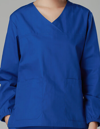 莫方 韩版衣短袖涤棉长袖男女手术衣医生服刷手服手术室隔离衣手术服