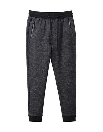 riverstone品牌男装男士休闲裤男九分裤秋冬宽松常规休闲裤黑色28