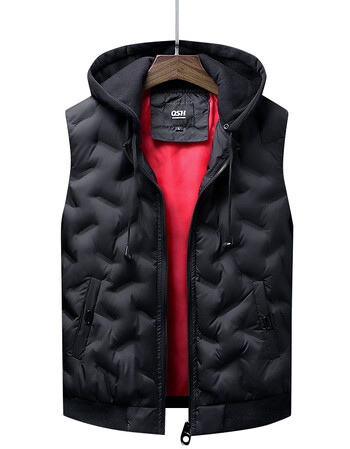 冬季保暖马甲新款马夹男士棉衣服男式青少年韩版潮流加厚休闲 灰色 l