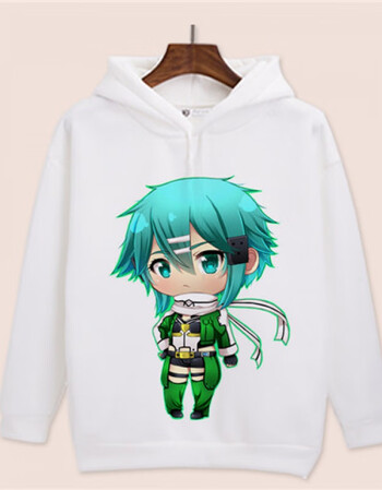 刀剑神域桐谷和人动漫周边卫衣连帽加绒男女二次元衣服长袖外套14s