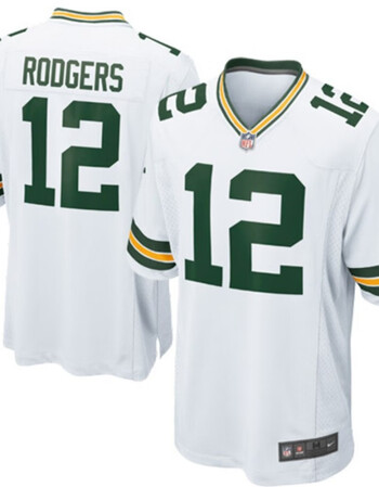 Nfl 橄榄球联盟packers 绿湾包装工队罗杰斯球衣球服白色xl码 适合0 2斤 图片价格品牌报价 京东