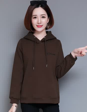 卫衣女连帽小个子卫衣运动潮流宽松女装春秋装宽松休闲百搭韩版秋衣
