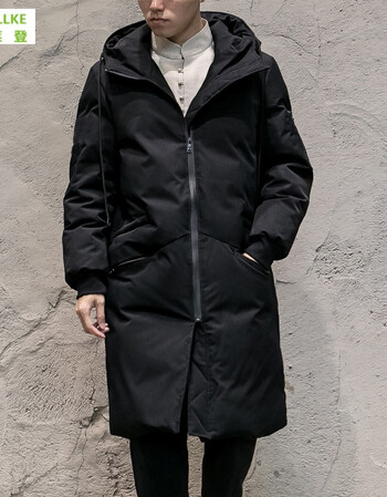 古莱登 棉衣2017冬装新款中国风男装棉衣男中长款棉袄男外套男大码