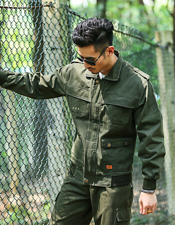 格兰杰纯棉工作服男套装军旅防静电电焊服厂服汽修服饰作训服军装户外