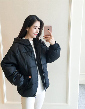 铭蔻儿2018春冬新款羽绒棉衣棉服女短款休闲韩版大码学生服夹克外套