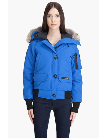 户外canada加拿大鹅男女士保暖加厚耐寒防寒滑雪羽绒服大衣 宝蓝色 s