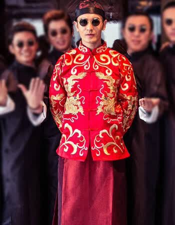 泰勒马丁tailemartin秀禾服婚纱2019新款新娘敬酒服古装旗袍女黄晓明