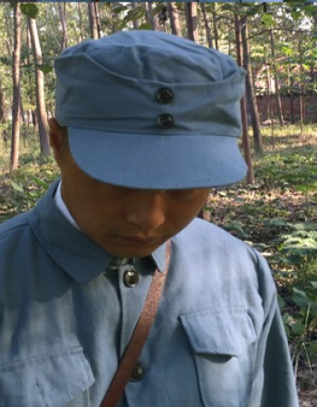 軍裝軍服腰帶演出服配飾軍迷用品紅軍影視道具 棉麻布八路帽子 均碼