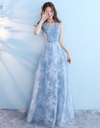 款2017新款秋冬季年会晚礼服姐妹服姐妹团伴娘礼服女长裙 968蓝色d款