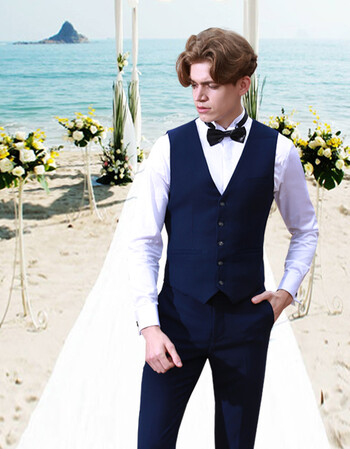 灰色伴郎伴郎马甲马甲马甲秋冬租赁婚礼秋冬男士租赁婚礼马甲伴郎婚礼