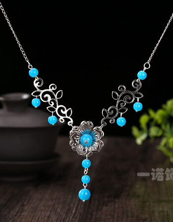 阿坡饵汉服配饰古装古代头饰吊坠写真额饰额头链古典复古额链眉心坠