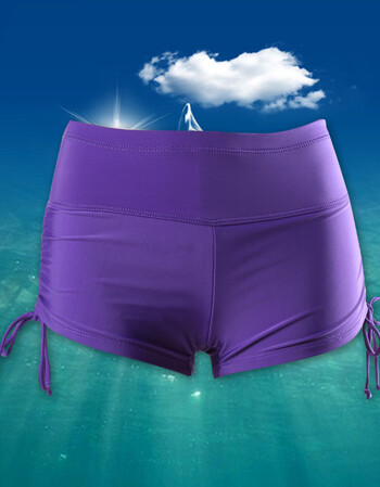 泳裤女防走光平角泳裤女生泳衣泳裤女款游泳短裤保守四角温泉泳裤