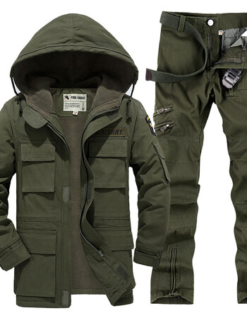 作训服套服男迷彩服春秋军装 图片色 l上衣(单)军绿套装