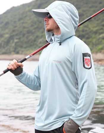 钓鱼服夏季防晒服男款大码2018春夏新品户外钓鱼服防晒服男款透气长袖