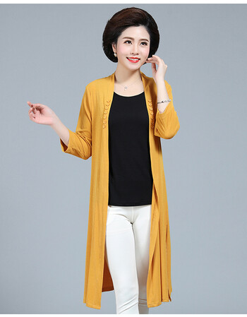 中老年女防晒衣中年女士妈妈装风衣薄款外套外搭中长款春夏装大码