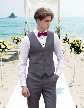 灰色伴郎伴郎马甲马甲马甲秋冬租赁婚礼秋冬男士租赁婚礼马甲伴郎婚礼