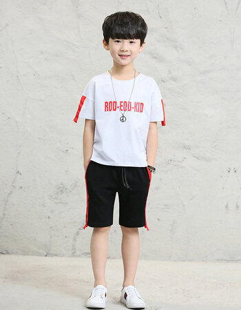 6男童夏装套装2018新款8儿童装短袖夏季潮衣服12岁男孩运动两件套