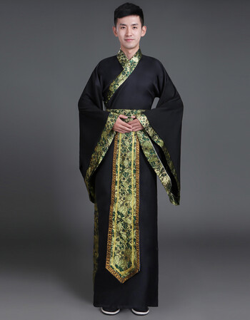 古装服装男汉服男士曲裾臣子官服汉朝大臣书生汉服直裾深衣xzy 宝剑男