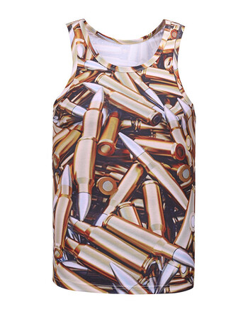 人3d恶搞猩猩猴子图案男士加大码汗背心2016夏季潮流3d个性背心 子弹