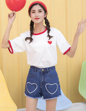 珂梵图夏天闺蜜装可爱套装少女夏季韩版潮风bf软妹甜美小清新两件套